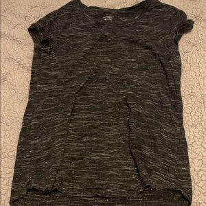 Small academy brand black shirt with white specks